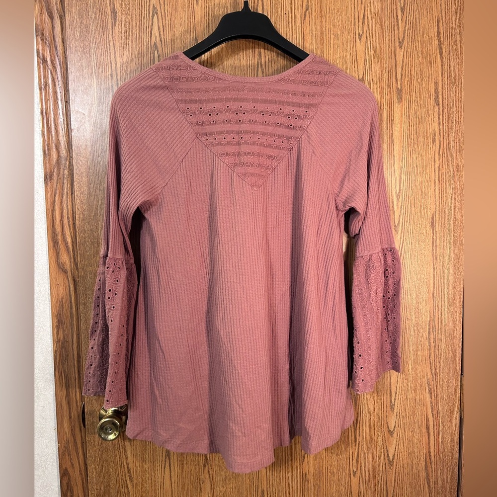 Free People Parisian Nights Bell Sleeve Top - Picture 5 of 5